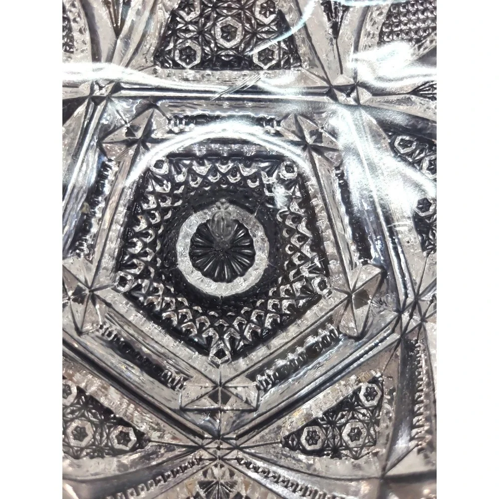 Vintage Caithness Crystal Decorative Trinket Bowl Made in Scotland